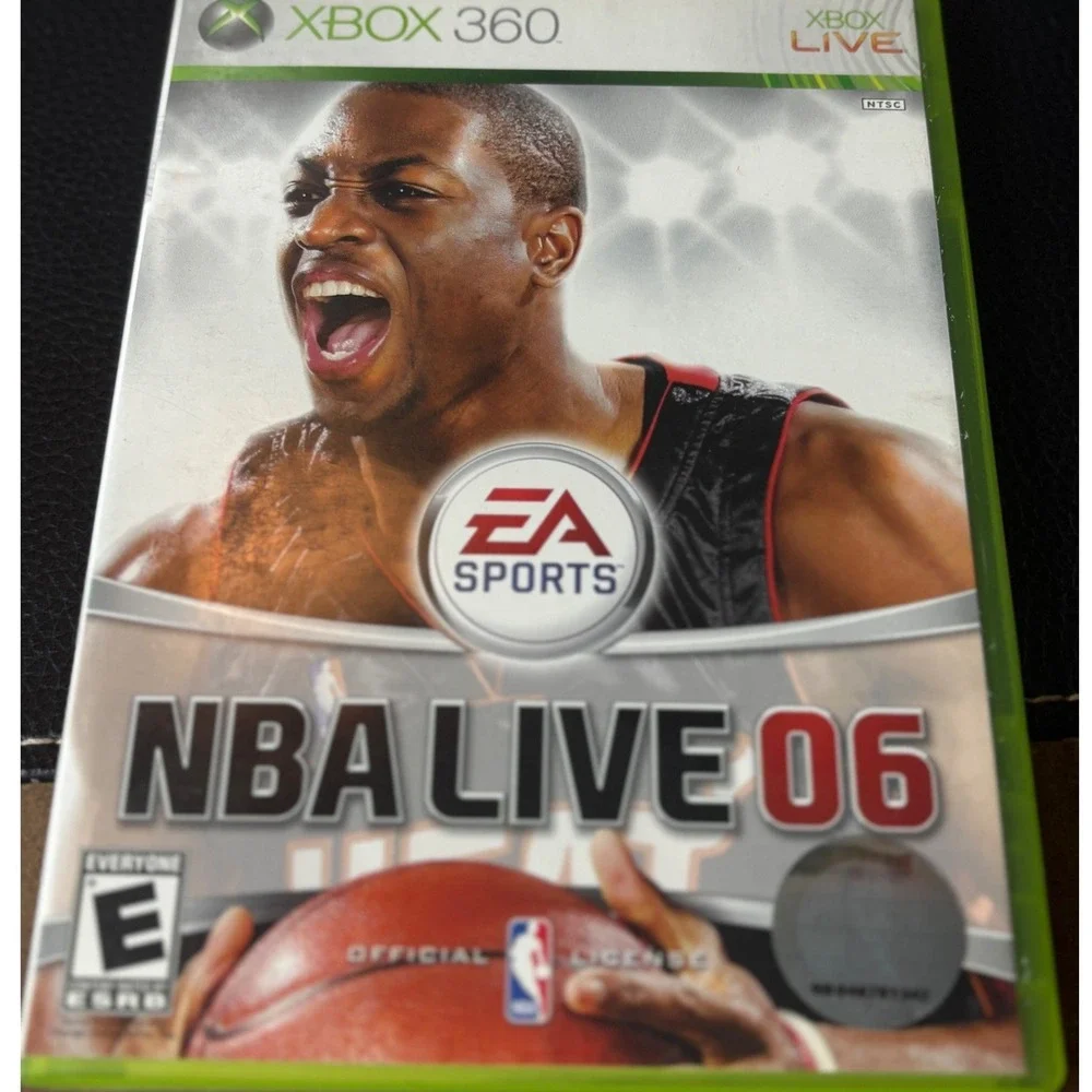 NBA Live 06 Microsoft Xbox 360 EA Sports Basketball Dwyane Wade Cover Complete